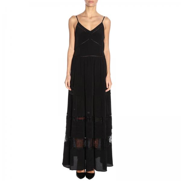 Twinset Outlet: dress for woman - Black | Twinset dress 191TP2740 ...