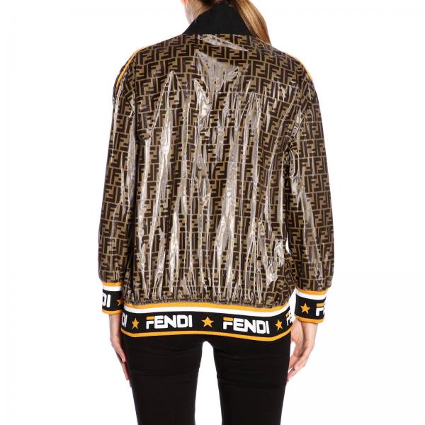 FENDI: coat for woman - Multicolor | Fendi coat FJ6873 A5VH online on ...
