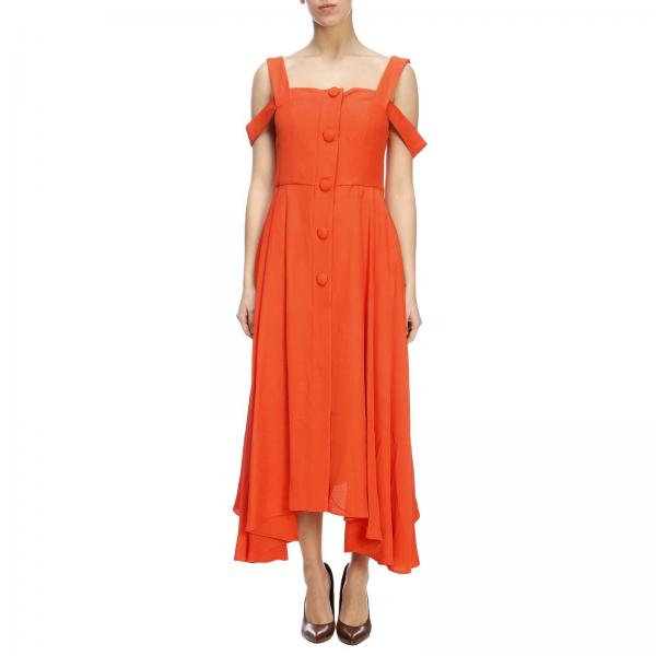 Isa Arfen Outlet: dress for woman - Red | Isa Arfen dress AB11 online ...