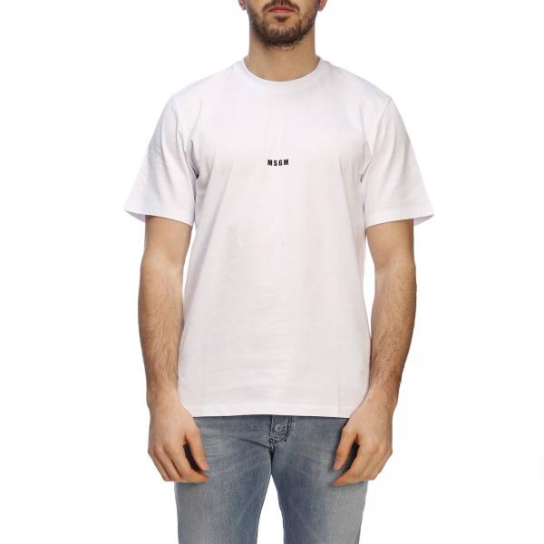 Stampa Shiro A Con Msgm E shirt Maxi Corte Mini T Posteriore Maniche 8wPOnk0