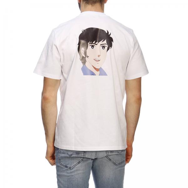 Stampa Shiro A Con Msgm E shirt Maxi Corte Mini T Posteriore Maniche 8wPOnk0