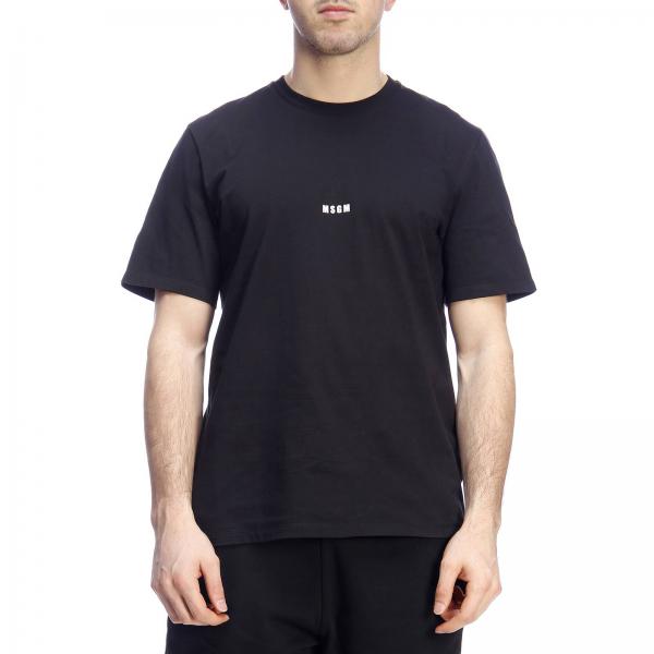 Stampa Shiro A Con Msgm E shirt Maxi Corte Mini T Posteriore Maniche 8wPOnk0