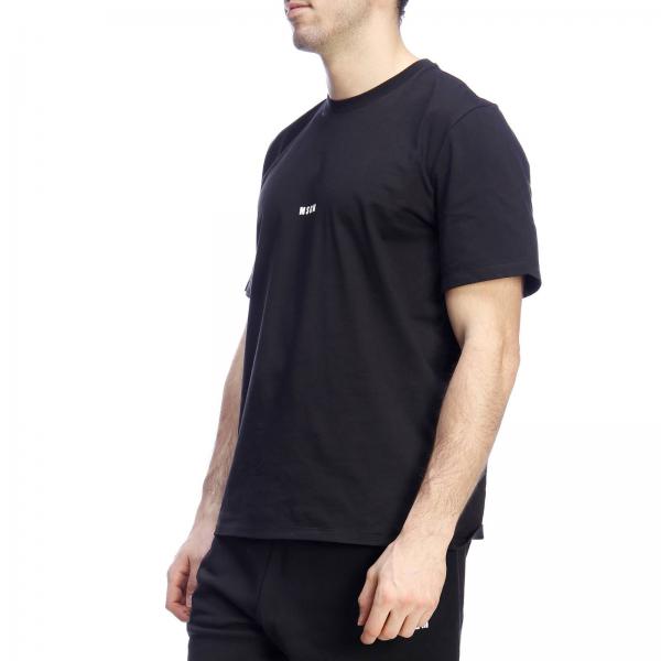Stampa Shiro A Con Msgm E shirt Maxi Corte Mini T Posteriore Maniche 8wPOnk0