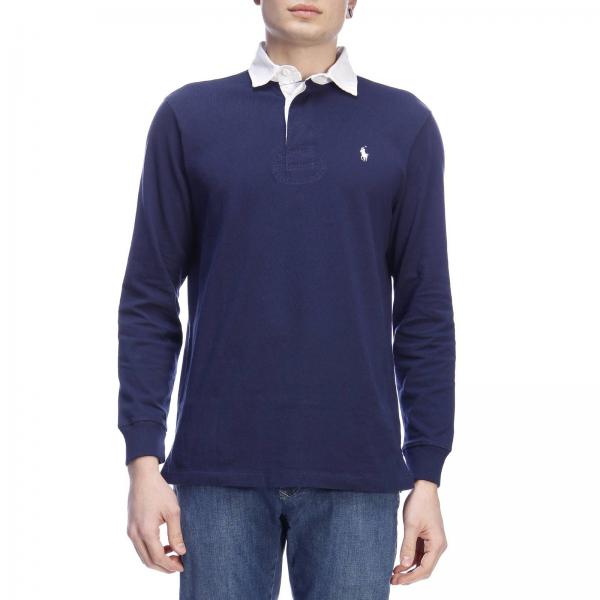 Polo Ralph Lauren Outlet: t-shirt for man - Navy | Polo Ralph Lauren t ...
