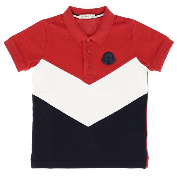 Moncler Outlet: T-shirt kids | T-Shirt Moncler Kids Red | T-Shirt ...