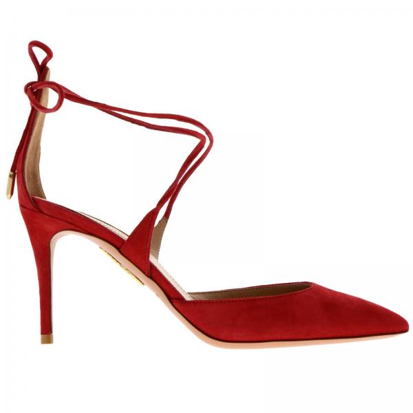 Aquazzura Outlet: High heel shoes woman - Red | Aquazzura High Heel ...