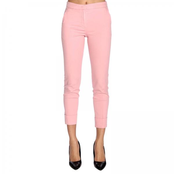 pink formal pants for ladies