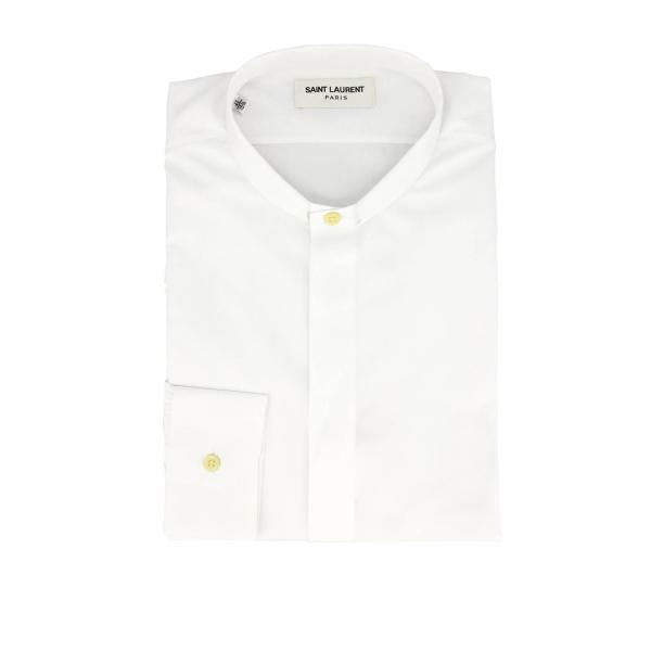 Saint Laurent Outlet: Shirt men | Shirt Saint Laurent Men White | Shirt ...