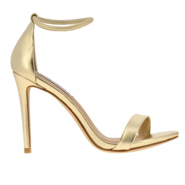 Steve Madden Outlet: Heeled sandals women - Gold | Heeled Sandals Steve ...