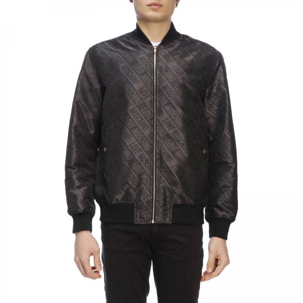 Love Moschino Outlet Jacket men Moschino Love Black Jacket Love
