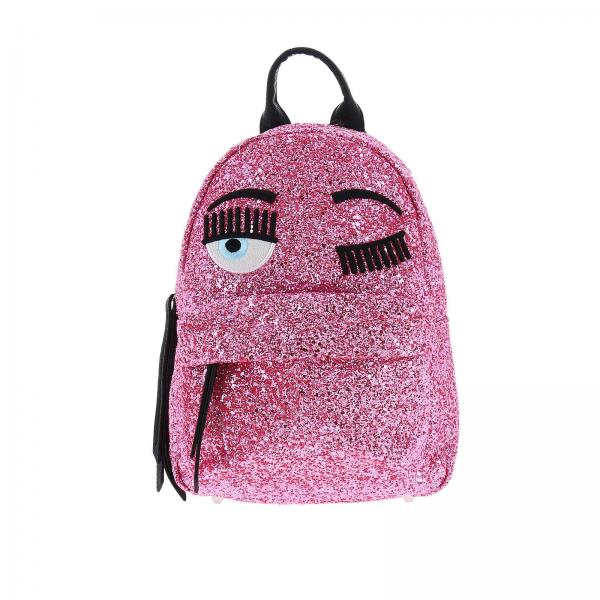 Chiara Ferragni Outlet: Backpack women - Pink | Backpack Chiara ...