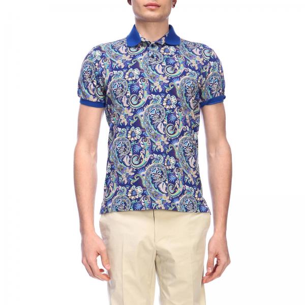 Etro Outlet: t-shirt for man - Blue | Etro t-shirt 1Y800 4159 online on ...