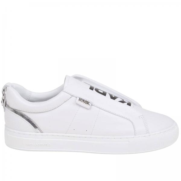 Karl Lagerfeld Outlet: trainers for men - White | Karl Lagerfeld ...