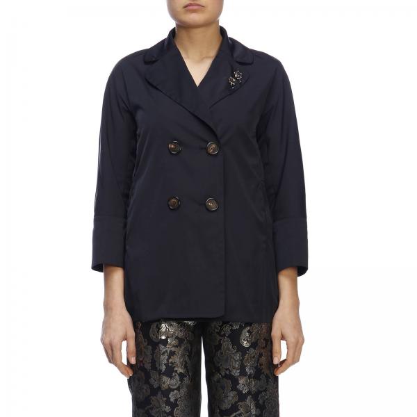 S Max Mara Outlet: Jacket women - Blue | Jacket S Max Mara 90410391000 ...