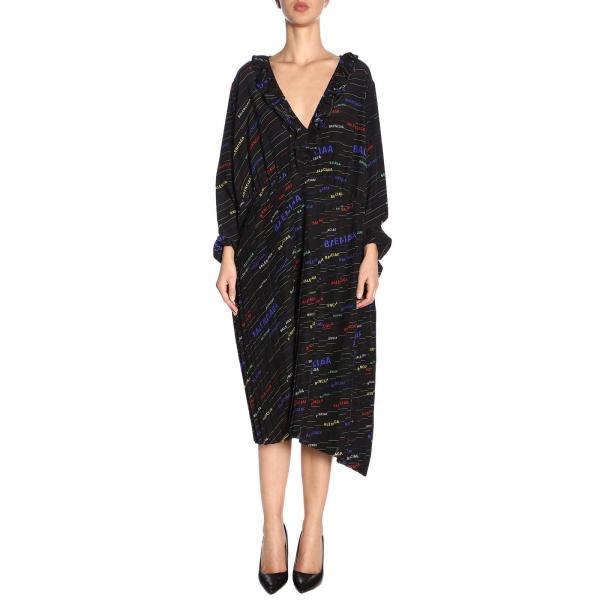 Balenciaga Outlet: dress for woman - Black | Balenciaga dress 556565 ...
