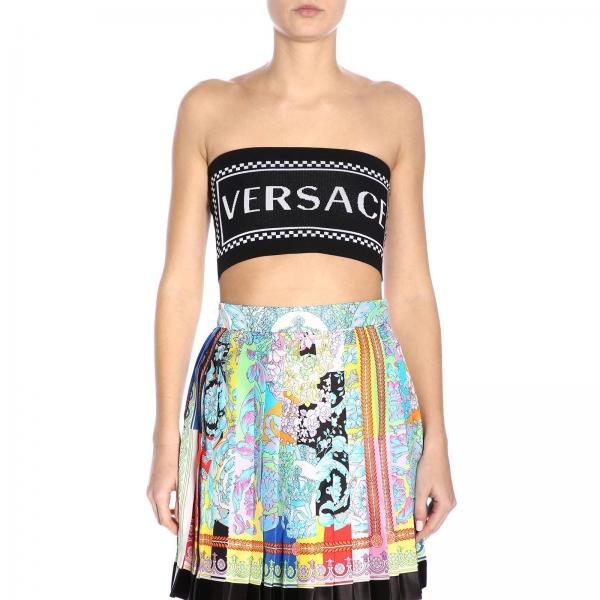 versace strapless top