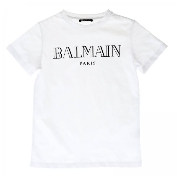 Balmain Outlet: T-shirt kids - White | T-Shirt Balmain 6K8611KX080 ...