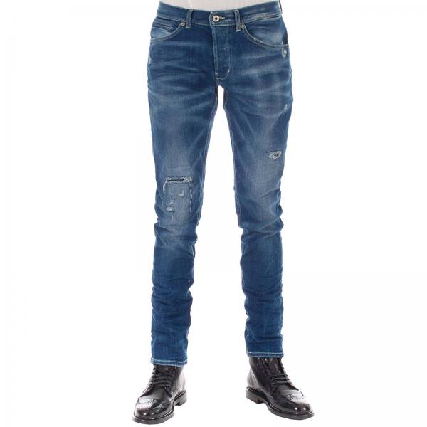 Dondup Outlet: jeans for man - Blue | Dondup jeans UP232 DS226 online ...