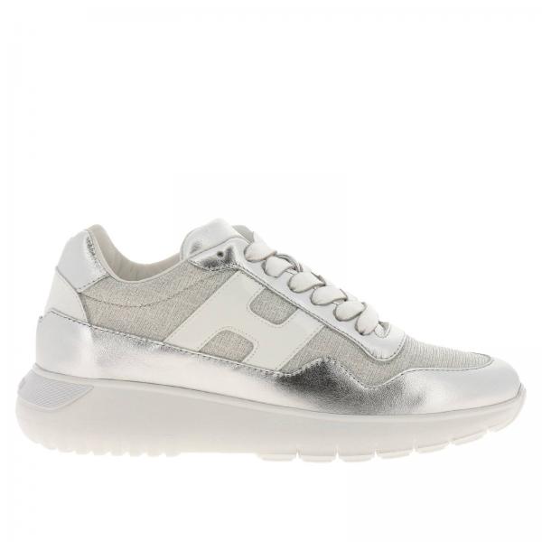 HOGAN: sneakers for woman - Silver | Hogan sneakers HXW3710AP31 KWX ...