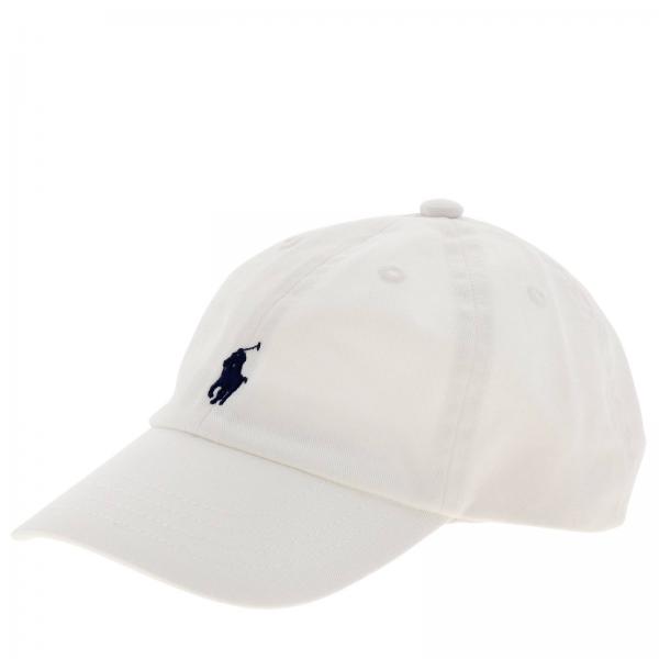 Polo Ralph Lauren Boy Outlet: Hat kids - White | Hat Polo Ralph Lauren Boy 320552489 GIGLIO.COM