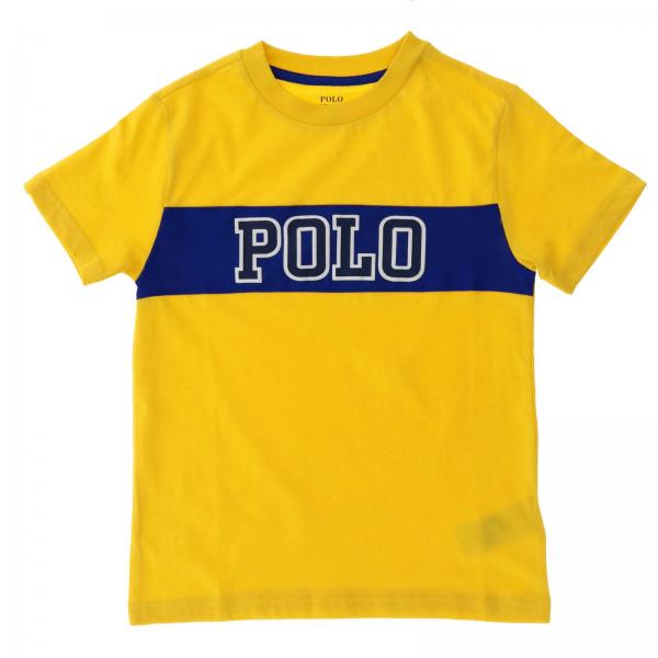 Polo Ralph Lauren Toddler Outlet Tshirt kids Yellow TShirt Polo