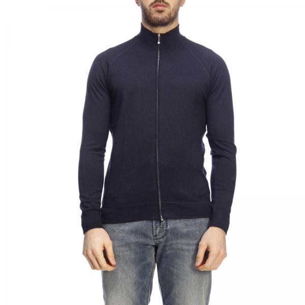 Drumohr Outlet: sweater for man - Blue | Drumohr sweater D0D202A online ...