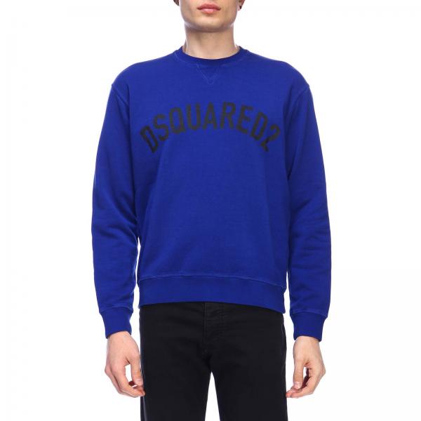 Dsquared2 Outlet: sweatshirt for man - Blue 1 | Dsquared2 sweatshirt ...