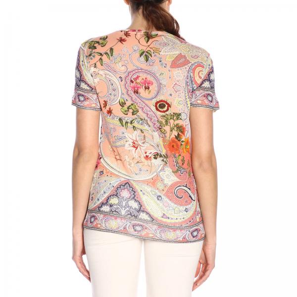 Etro Outlet: t-shirt for woman - Pink | Etro t-shirt 15151 4446 online ...