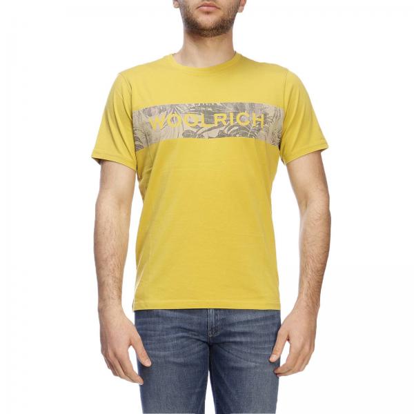 Woolrich Outlet: T-shirt men - Yellow | T-Shirt Woolrich WOTEE1154 ...
