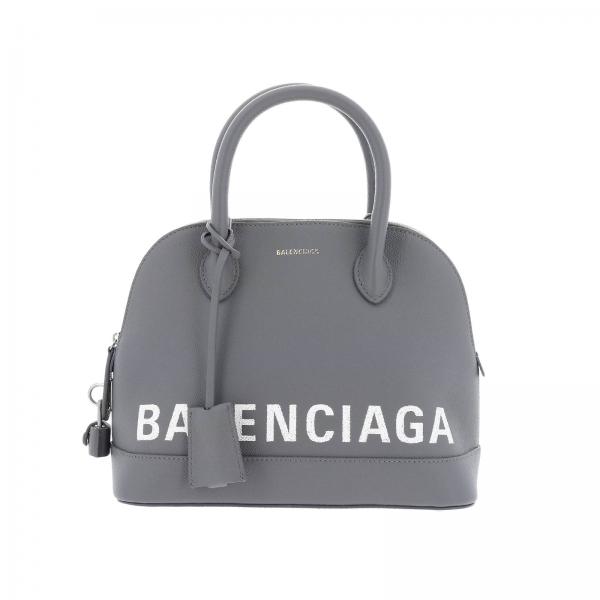 Balenciaga Outlet: Tote bags women - Grey | Handbag Balenciaga 518873 ...