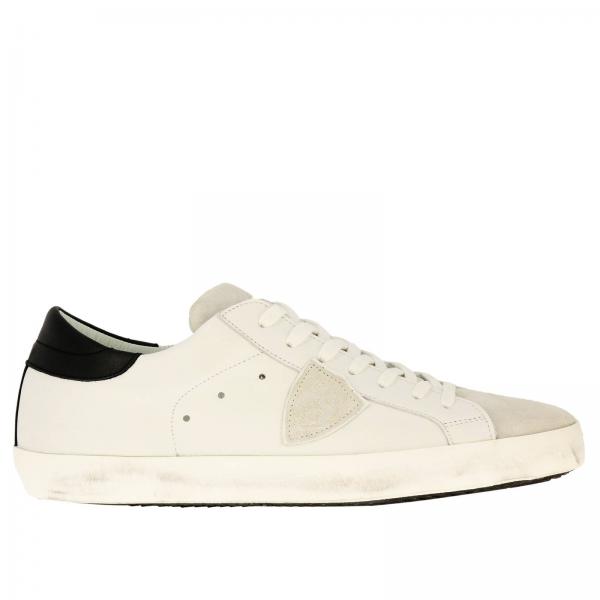 Philippe Model Outlet: sneakers for man - White | Philippe Model ...