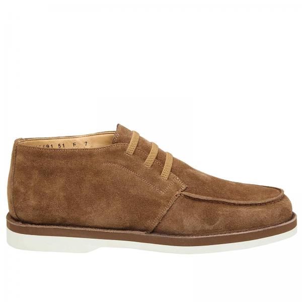 Santoni Outlet: Brogue shoes men - Leather | Brogue Shoes Santoni ...