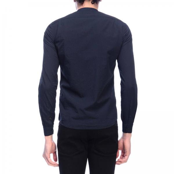 Camicia Alla Collo Con Coreana Lino Basic In Dondup trdQsh