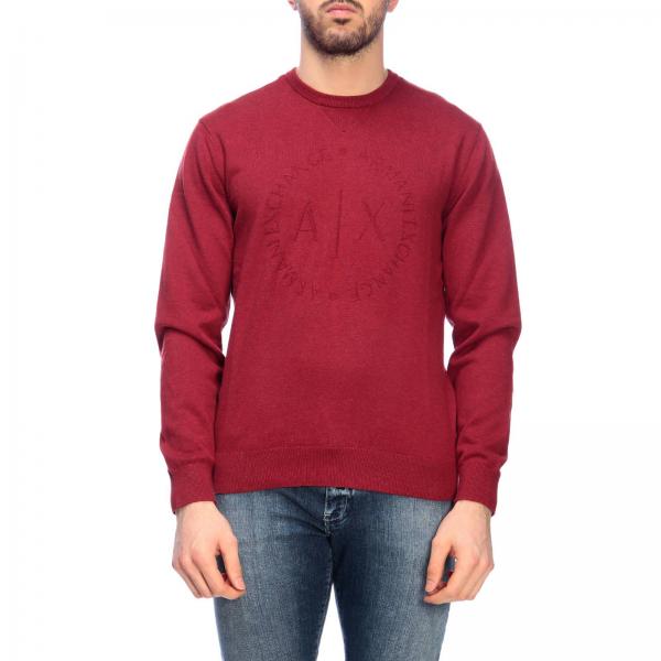 Armani Exchange Outlet: Sweater men | Sweater Armani Exchange Men Red ...