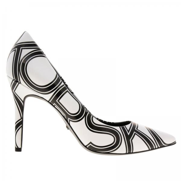 michael kors black and white heels