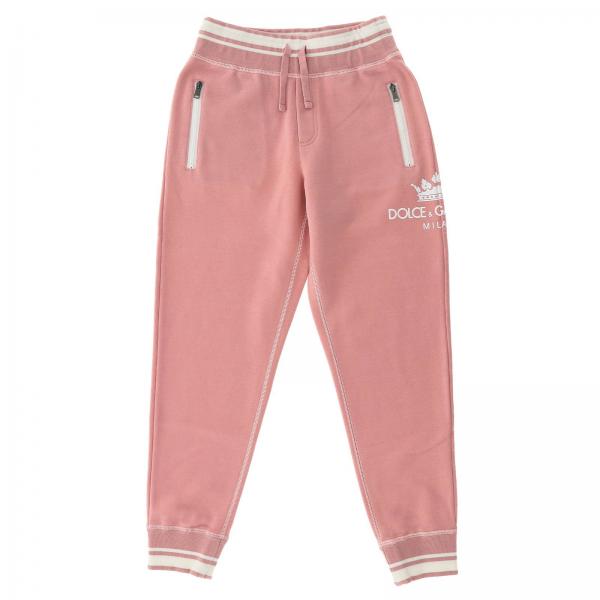 Dolce & Gabbana Outlet: Pants kids | Pants Dolce & Gabbana Kids Pink ...