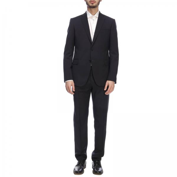Emporio Armani Outlet: Suit man - Blue | Emporio Armani Suit 21VMET ...