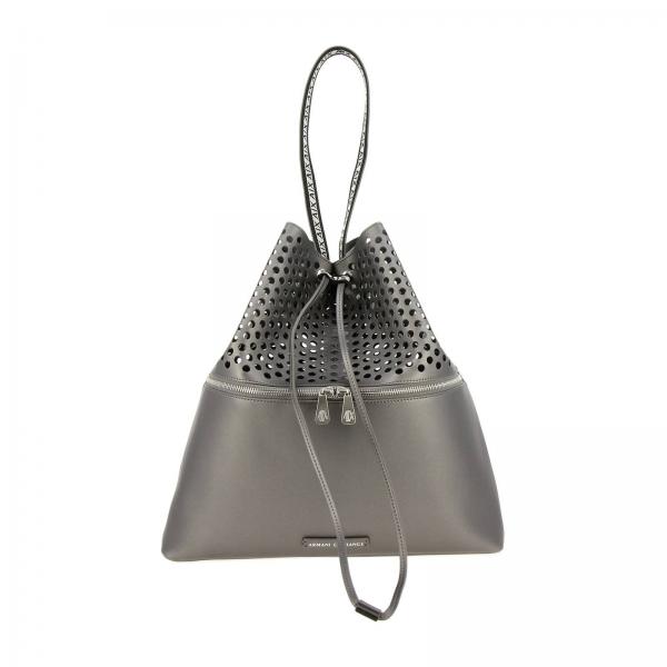Armani Exchange Outlet: handbag for woman - Grey | Armani Exchange ...