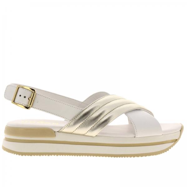 Hogan Outlet: Shoes women | Flat Sandals Hogan Women White | Flat ...