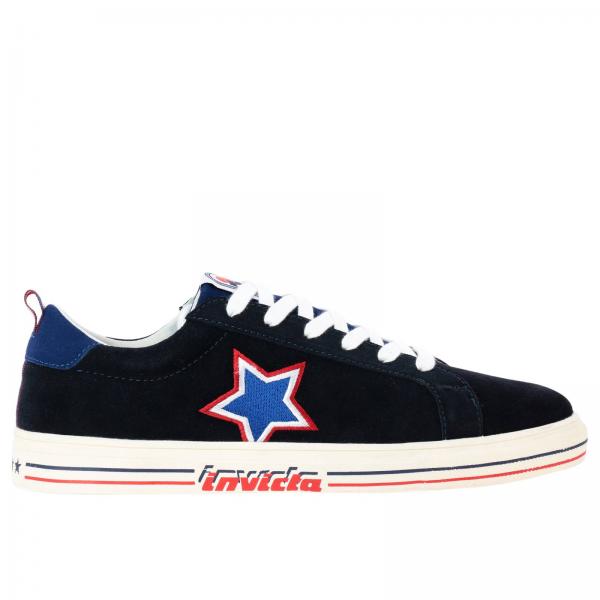 Stelle Stringata In Invicta Con Running Sneakers Camoscio bygYf6v7