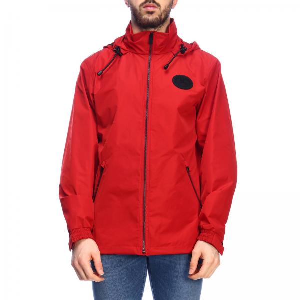 burberry jacket mens red