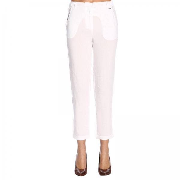 Armani Exchange Outlet: Pants women | Pants Armani Exchange Women White ...