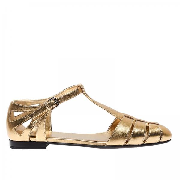 CHURCH'S: flat sandals for woman - Gold | Church's flat sandals DX0009 ...