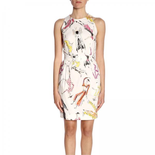 $950 SS16 MOSCHINO COUTURE x Jeremy Scott MEASURING TAPE RULER DRESS CUTE!