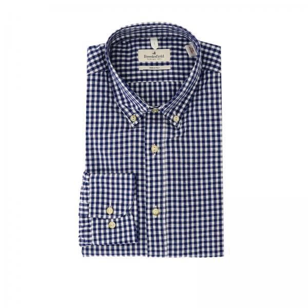 Brooksfield Outlet: Shirt men | Shirt Brooksfield Men Blue | Shirt ...