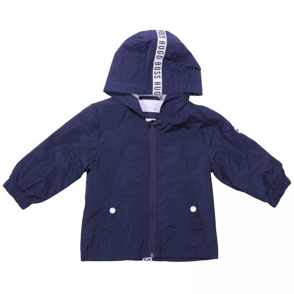 Hugo Boss Outlet: coats for baby - Blue | Hugo Boss coats J06192 online ...