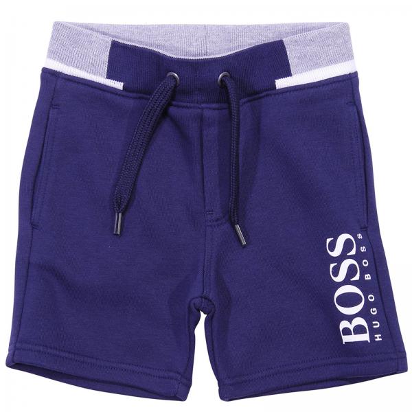 Hugo Boss Outlet: pants for baby - Blue | Hugo Boss pants J04344 online ...