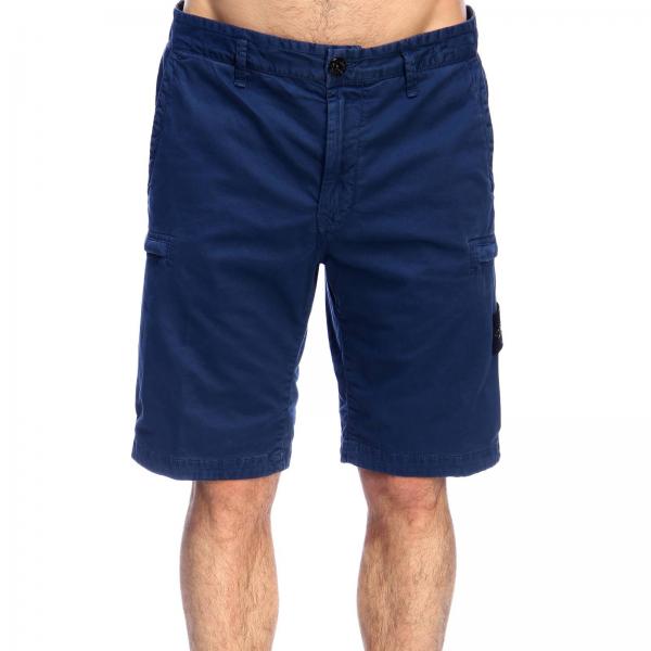Stone Island Outlet: Bermuda shorts men - Blue | Short Stone Island ...