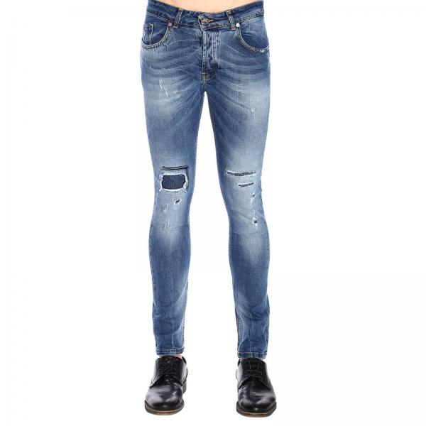 Paciotti Outlet: jeans for man - Blue | Paciotti jeans A1121 online on ...