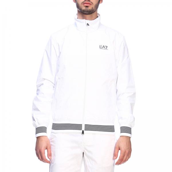 Ea7 Outlet: Coat men - White | Coat Ea7 3GPB28 PN27Z GIGLIO.COM